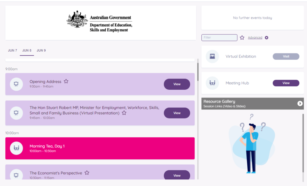 NNC Virtual Portal View Button Screenshot 1024x620 - NESA National Conference 2021 Virtual Portal